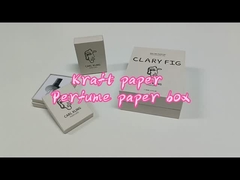 Logo personnalisé Boîte de papier parfum Boîte d'emballage parfum Boîte cadeau parfum