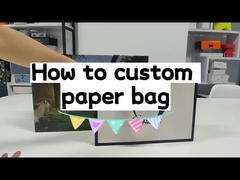 Vente en gros de chaussures de luxe Vêtements Emballage Sacs en papier Logo imprimé sur mesure Vêtements Vente de cadeaux Joyau