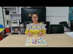 Enfants livre d'anglais 9pcs petit livre de papier cognitif sur mesure imprimé