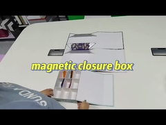 Éco-friendly Taille personnalisée Papier de carton recyclable Boîte magnétique rigide et rigide Emballage avec Li magnétique