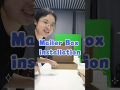 Boîte de papier ondulée