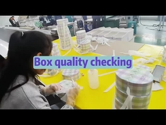 Boîte cadeau de bonbons de Pâques personnalisée en forme d'oeuf papier kraft ondulé pour le chocolat