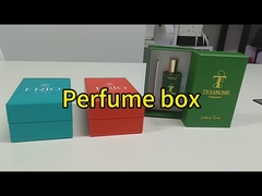 50 ml 100 ml boîte de parfum blanc en papier boîte d'emballage de parfum personnalisée avec plateau en mousse