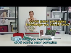 Boîte de papier cosmétique imprimée sur mesure Emballage Tuck Top Pour emballage de parfums jetables