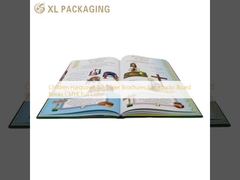 Enfants Art papier en couverture dure Brochures en papier et livres en carton CMYK pleine couleur