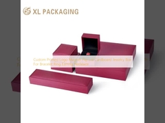 Logo imprimé sur mesure Magnet couvercle en carton coffret de bijoux pour bracelet anneau pendentif collier