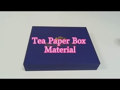 Boîte cadeau de thé bleu de luxe Emballage Logo personnalisé imprimé avec insert EVA