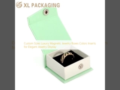 Tailles personnalisées Boîtes de bijoux magnétiques de luxe Couleurs inserts pour affichage de bijoux élégants