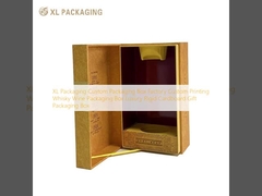 Boîte d'emballage personnalisée d'usine d'impression personnalisée Boîte d'emballage de vin de whisky de luxe Boîte d'emballage cadeau en carton rigide