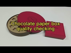 Boîtes d'emballage de chocolat blanc de luxe sur mesure avec couvercle et fond d'impression en relief