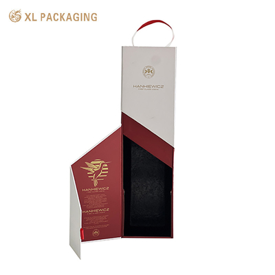 acheter Boîte à vin personnalisée de luxe boîte à papier magnétique pliable rigide Logo personnalisé de luxe 750 ml Pour le vin Champagne Whisky online manufacture
