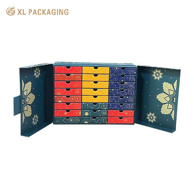 acheter Boîte de calendrier de l'Avent personnalisée à 24 tiroirs pour le thé, le café et le chocolat fabrication en ligne