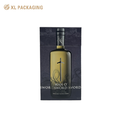 acheter OEM Luxe en forme de triangle Carton Boîte à bouteille de vin Boîte d'emballage cadeau en papier rigide online manufacture