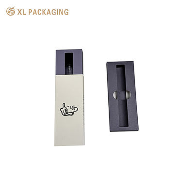 acheter Boîte à tiroir personnalisée avec logo en relief pour parfum, boîte intérieure en papier kraft violet de 350 g pour flacon de parfum de 10 ml fabrication en ligne