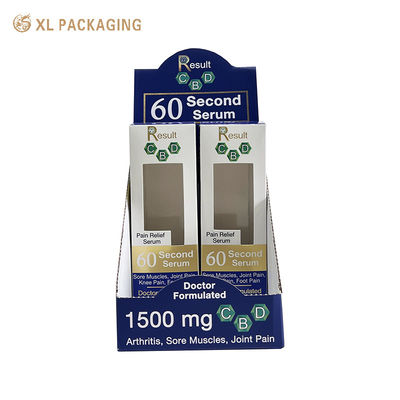 acheter Boîte d'affichage PDQ ondulée imprimée sur mesure pour les rayons de supermarchés de soins de la peau fabrication en ligne