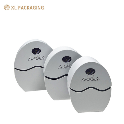 acheter Boîte à chocolat en forme d'oeuf en gros Boîte à chocolat en forme d'oeuf en gros Boîte à emballage cadeau cosmétique violette blanche online manufacture