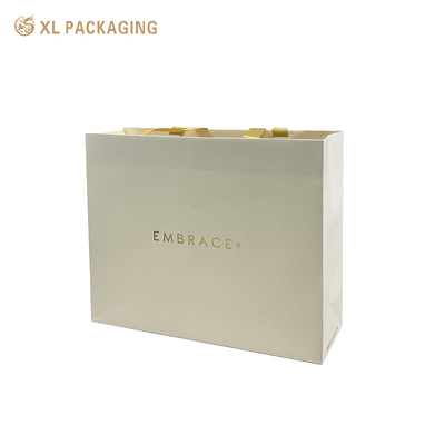 acheter Sacs cadeaux en papier blanc sur mesure art personnalisé sac de papier spécial mariage bienvenue anniversaire soutien accepter online manufacture