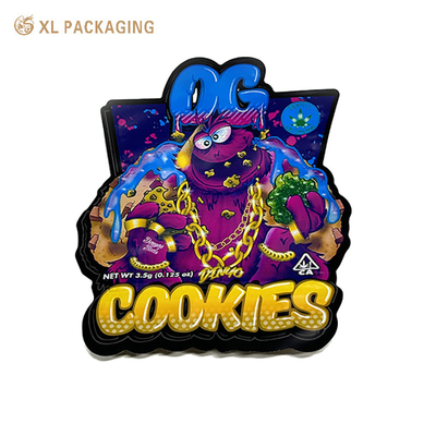 Sac à fermeture à glissière anti-odeur Mylar Sac à bonbons Doypack Seal Stand Up Plastic Pocket Emballage
