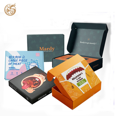 acheter Boîtes intérieures ondulées Kraft personnalisées respectueuses de l'environnement Boîtes intérieures ondulées Kraft renforcées Mailer cadeau vêtements / thé avec revêtement antichoc Impression personnalisée et design pliable facile Emballage d'expédition pour le commerce de détail et les cadeaux online manufacture