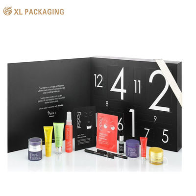 acheter Logo personnalisé Pantone CMYK Imprimé 12 Cavité Calendrier de l'Avent Boîte pour sacs à thé et cosmétiques soins de la peau fabrication en ligne
