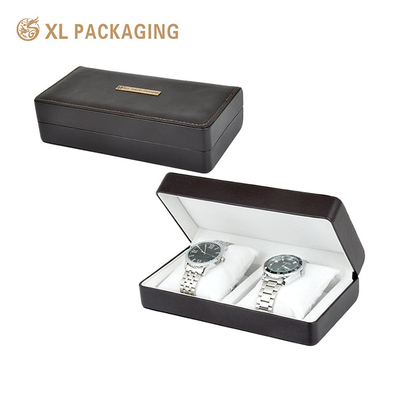 acheter Logo personnalisé Hommes femme montre ensemble boîte d' emballage avec oreiller, Luxe montre boîte d' emballage cadeau en papier online manufacture