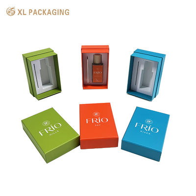 acheter Boîte cadeau rigide de luxe personnalisée avec insert moulé à double cavité en carton haute densité pour emballage de parfum fabrication en ligne