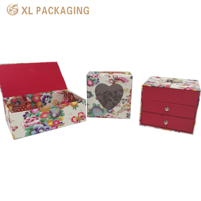 acheter XL Packaging Boîte d'emballage personnalisée usine Boîte tiroir en carton avec pelliculage brillant avec impression à rabat magnétique Fleur pour cadeau de mode Artisanat Soin de la peau Crème pour le visage online manufacture