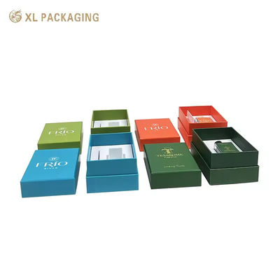 acheter Boîte cadeau rigide de luxe personnalisée avec quatre couleurs mates Morandi et deux inserts antichocs pour emballage de parfums fabrication en ligne