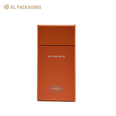 acheter Emballage Boîtes cadeau angle de bistouri rouge à lèvres Boîte de papier Boîte de cigarette orange Avec logo personnalisé online manufacture