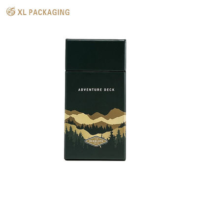 acheter Boîte de papier parfumé de luxe à double couche empilée avec bande de satin imprimée sur mesure et un matériau robuste et épais en carton gris fabrication en ligne