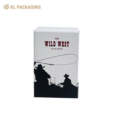 acheter Boîte Cadeau Rigide Parfum Thème Far West avec Insert Rouge-Noir et Épaisseur de 2mm pour Parfum Homme fabrication en ligne