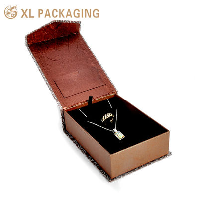 acheter Boîte à bijoux magnétique style livre ouvrant avec motif tourbillon pailleté, insert en velours noir et poche pour carte fabrication en ligne