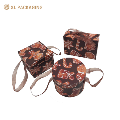 acheter Box cadeau de bijoux cosmétique 157gm Art Paper Box Emballage Boîte de maquillage en carton personnalisé avec poignée online manufacture