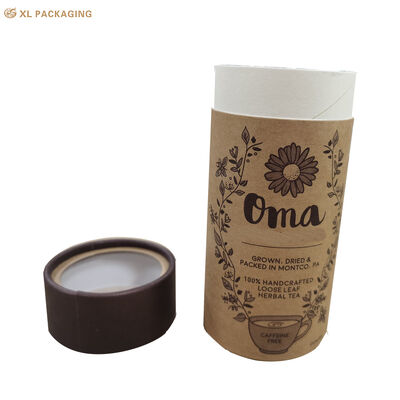 acheter Boîte cylindrique en papier avec impression Pantone personnalisée pour emballage cadeau de thé fabrication en ligne