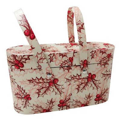 acheter Panier Cadeau en Papier pour les Fêtes, Emballage Panier Rustique, Boîte Design Nouveauté avec Poignée fabrication en ligne