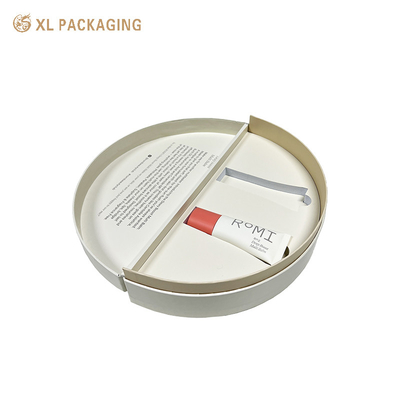 Embossing LOGO Boîte spéciale de demi-cercle Papier cosmétique pour les soins de la peau parfumeur avec EVA