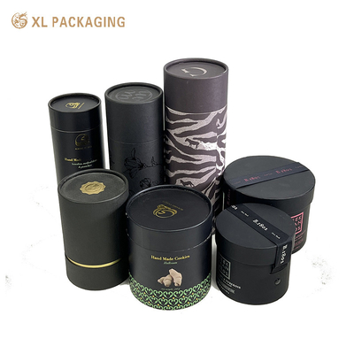 XL Packaging Usine d'emballage personnalisée Boîte d'emballage ronde en papier de pulpe imprimé sur mesure pour thé, café, bonbons, chocolat