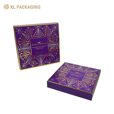 Boîte de chocolat rigide de 2 mm en forme de livre en papier d'art magnétique XL