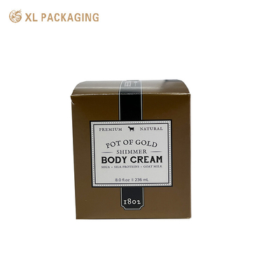 Boîte de papier de carton de lotion Acceptez la personnalisation de la crème pour le visage Boîte de carton usine de fabrication de boîte de carton pliable pour la crème pour les yeux