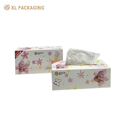 Tissus en papier sur mesure pour le visage avec logo imprimé 190x190mm Grands tissus pour le visage