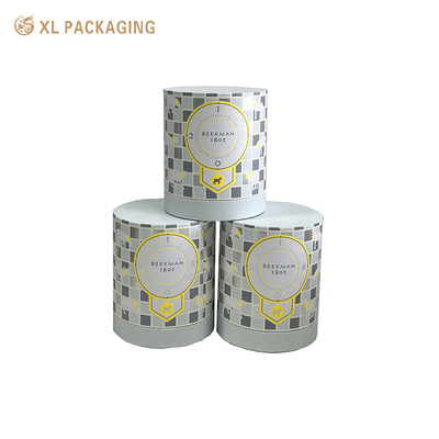 Impression personnalisée Boîtes cadeaux en carton cylindrique artisanal