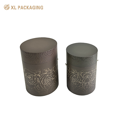 Emballage portable en papier cylindrique Tubes d'emballage en carton recyclable Emballage en boîtes