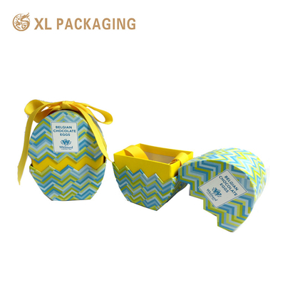 Boîte cadeau en forme d'oeuf, bonbons de Pâques, carton cadeau en papier kraft, chocolat