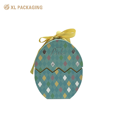 Fabrique en gros artisanal Pâques Fêtes d'œufs en forme de boîte d'éponge Emballage de papier Emballage de savon Boîte personnalisée Logo Pâques Carton Boîte cadeau