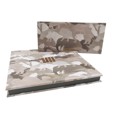 Boîte à palette de palette d'ombres personnalisée circulaire vide Boîte de carton pour maquillage