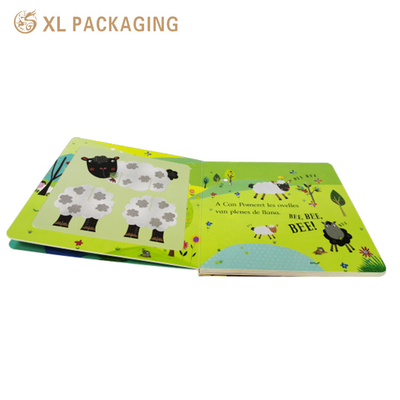 Livres en papier en couleur pour animaux Enfants Cartons dessinés Livre en papier