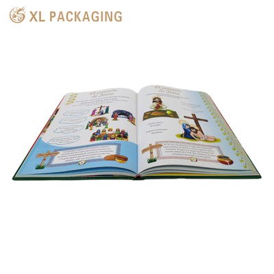 Enfants Art papier en couverture dure Brochures en papier et livres en carton CMYK pleine couleur