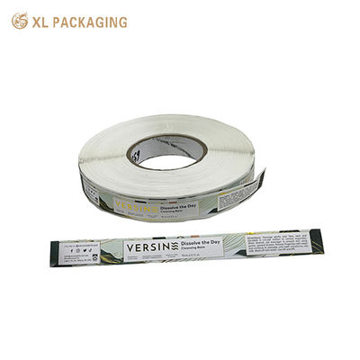 Étiquettes autocollantes en papier double face imperméables pour bouteilles, emballage XL