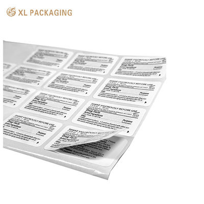 Autocollants fragiles en papier imperméable pour emballage en carton et en boîte