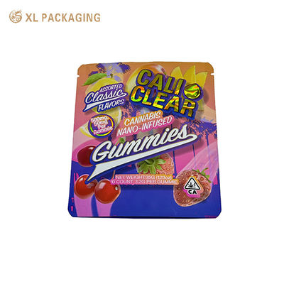 Sacs à fermeture à glissière Mylar à nouveau verrouillable avec impression sur mesure